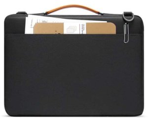 Torba Tomtoc Defender-A42 Premium Aktówka na MacBooka Pro 16 - Czarna (Black) 6