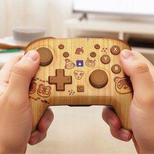 Pad Hori Switch 2 Wireless HORIPAD Turbo Wood Brown (HRSS0109) 5