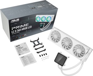 Chłodzenie wodne Asus Prime LC II 360 ARGB LCD Białe (90RC01Q2-B0EAY0) 5