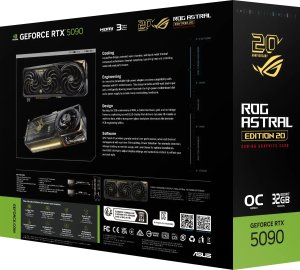 Karta graficzna Asus ROG Astral GeForce RTX 5090 Edition 20 32 GB GDDR7 DLSS4 (ROG-ASTRAL-RTX5090-P32G-EDITION-20) 16