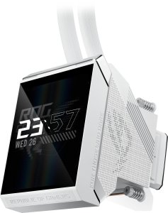 Chłodzenie wodne Asus Procesor chłodnica cieczy all-in-one ROG STRIX SLC IV 360 ARGB LCD WHT 12 cm biały 1 szt. (90RC01S2-B0EAY0) 4