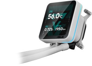 Chłodzenie wodne Asus Procesor Chłodnica cieczy all-in-one Prime LC II 360 ARGB LCD WHT 12 cm Biały 1 szt. (90RC01Q2-B0EAY0) 3