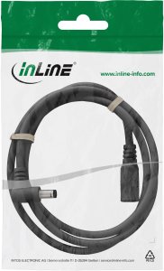 Schneider Electric InLine® DC kabel przedłużający, wtyk kątowy, 5,5 x 2,1 mm, czarny, 1 m 2