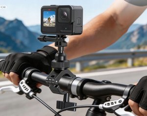 VRIG Uchwyt Na Kierownicę Rower Motocykl Hulajnoga 360 Do Gopro Sjcam Xiaomi Dji / Ac-94 / Sku: A0303 5