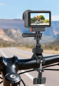 VRIG Uchwyt Na Kierownicę Rower Motocykl Hulajnoga 360 Do Gopro Sjcam Xiaomi Dji / Ac-94 / Sku: A0303 10