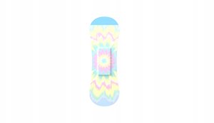 Tzmo Wild Stripes_Waterproof Rainbow plastry wodoodporne Rainbow 20szt. (4063528077219) 2