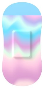 Tzmo Wild Stripes_Waterproof Rainbow plastry wodoodporne Rainbow 20szt. (4063528077219) 3