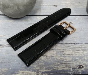 Orient Pasek do zegarka Bambino UDEVNRB 21 mm czarny 2