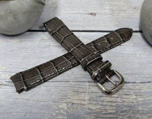 Orient Pasek do zegarka UDEDASB 15/18 mm ciemnoszary profilowany . 4