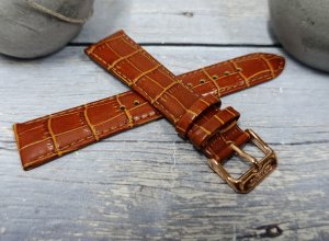 Orient Pasek do zegarka Bambino UL002016P0 21 mm brązowy . 4
