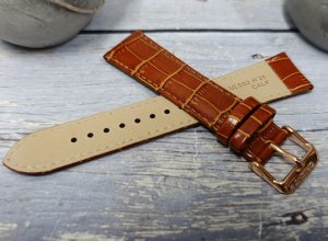 Orient Pasek do zegarka Bambino UL002016P0 21 mm brązowy . 5