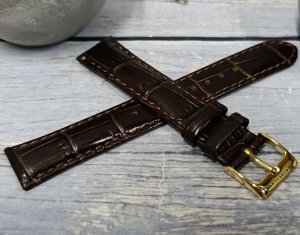 Orient Pasek do zegarka damskiego UDETNAC 17 mm brązowy . 3