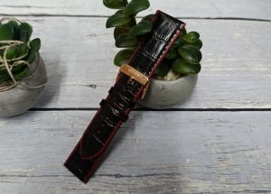 Orient Pasek do zegarka Bambino UDEVHRT 22 mm brązowy 5