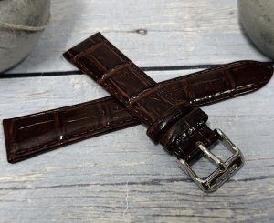 Orient Pasek do zegarka Bambino UL002015J0 21 mm brązowy 4
