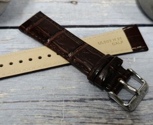 Orient Pasek do zegarka Bambino UL002015J0 21 mm brązowy 5