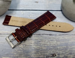 Orient Pasek do zegarka Classic UDDVLST 22 mm brązowy bordowy 4