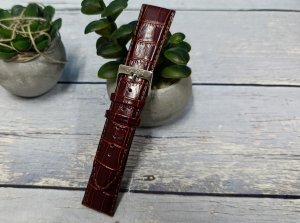 Orient Pasek do zegarka Classic UDDVLST 22 mm brązowy bordowy 5