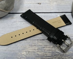 Orient Pasek do zegarka Chronograf UL00A012J0 22 mm czarny 5