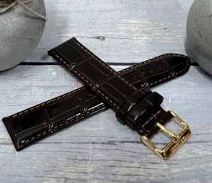 Orient Pasek do zegarka Bambino UDEVNAC 21 mm brązowy . 3