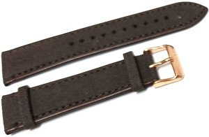 Orient Pasek do zegarka Bambino UL01S012P0 22 mm brązowy zamszowy . 2