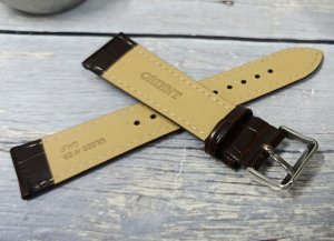 Orient Pasek do zegarka Automatic UL020015J0 20 mm brązowy 4