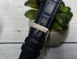 Orient Pasek do zegarka Symphony III UL00A013J0 22 mm granatowy 6