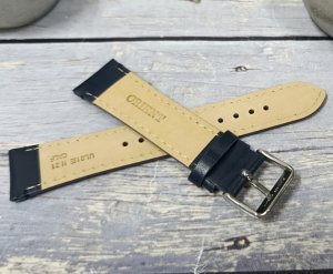 Orient Pasek do zegarka Bambino UL01E011J0 21 mm granatowy 4