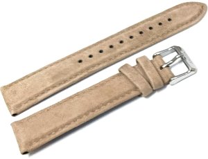 Orient Pasek do zegarka Bambino UL020017J0 20 mm beżowy zamszowy 5