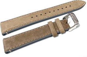 Orient Pasek do zegarka Bambino UL01T012J0 22 mm beżowy zamszowy . 2