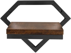 ModernHome Kwietnik ścienny półka wisząca na kwiaty ozdoby loft diament EDUKAMP (4831) 4