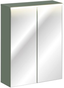 Tectake Szafka z lustrem 60cm 2 drzwi z podświetleniem LED (green un 84-60-2d) 11
