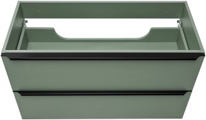 UAB KAME Zestaw meblowy 100cm z umywalką meblową FLY, baterią umywalkową, szafką z lustrem i szafką wysoką (set-sog 100cm fly nb mc hc) 19