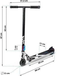 Hulajnoga Soke XTR Phantom Czarno-srebrny (1511) 14