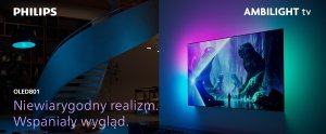 Telewizor Philips 55OLED801/12 OLED 55'' 4K Ultra HD Titan OS Ambilight 4