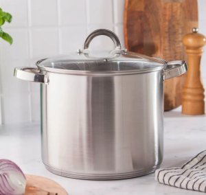 Altom Garnek 12,5 l nierdzewny wysoki tradycyjny ze szklaną pokrywką na indukcje 3