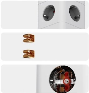 Listwa zasilająca ELECTRONICA 4U Listwa zasilająca 16w1 12 gniazd AC + 2x USB A + 2x USB C z włącznikiem 4