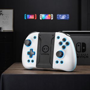 Pad Gioteck Bezprzewodowy kontroler pad do Nintendo Switch Joypad Linyuvo KS47-2 RGB BT 12