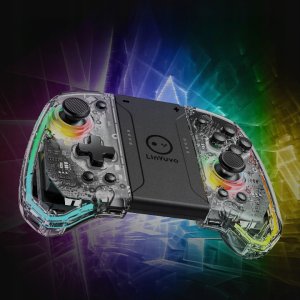 Pad Gioteck Bezprzewodowy kontroler pad do Nintendo Switch Joypad Linyuvo KS40-1 RGB BT 3
