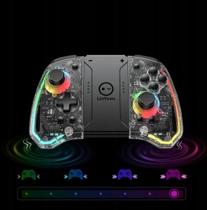Pad Gioteck Bezprzewodowy kontroler pad do Nintendo Switch Joypad Linyuvo KS40-1 RGB BT 4