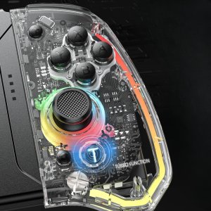 Pad Gioteck Bezprzewodowy kontroler pad do Nintendo Switch Joypad Linyuvo KS40-1 RGB BT 8