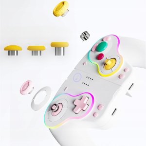 Pad PDP Bezprzewodowy kontroler pad do Nintendo Switch Joypad Bluetooth RGB USB-C 5