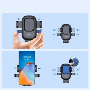 Topk Uniwersalny uchwyt do samochodu holder na telefon obracany obrotowy o 360 4