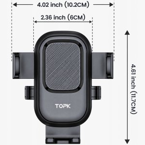 Topk Uniwersalny uchwyt do samochodu holder na telefon obracany obrotowy o 360 8