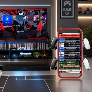 Geekhome Stojak na gry i kontrolery Nintendo Switch PS4 PS5 Xbox One Xbox Series X/S 8