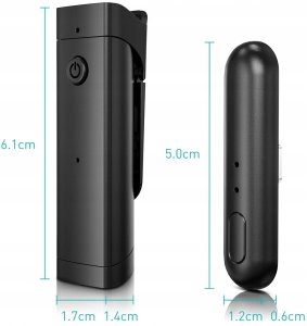 Mikrofon 4kom.pl Bezprzewodowy mikrofon krawatowy do telefonu Lavalier z USB C EDUP 4
