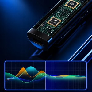 Mikrofon 4kom.pl Bezprzewodowy mikrofon krawatowy do telefonu Lavalier z USB C EDUP 8