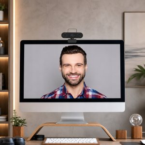 Kamera internetowa Canyon Kamera internetowa AI 3w1 2K 2560*1440 30fps USB C Kamerka mikrofon głośnik 13
