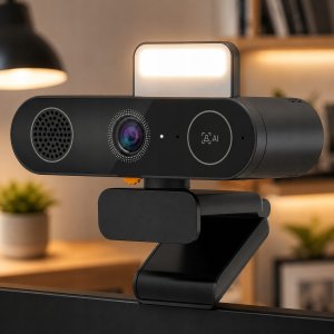 Kamera internetowa Canyon Kamera internetowa AI 3w1 2K 2560*1440 30fps USB C Kamerka mikrofon głośnik 2