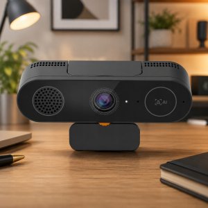 Kamera internetowa Canyon Kamera internetowa AI 3w1 2K 2560*1440 30fps USB C Kamerka mikrofon głośnik 3