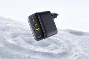 Ładowarka Baseus Sieciowa EnerFill FE22 70W 2 x USB-C + USB-A - czarna (6942521209712) 3